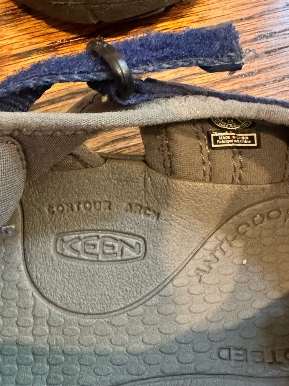 Keen Navy Blue Kids Closed-Toe Outdoor Sandals